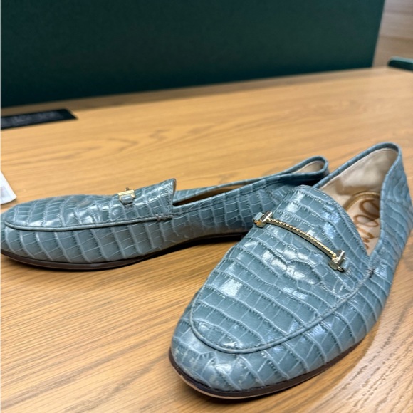 Sam Edelman Lior Loafer- Grey Iris Leathsr size 10.5 - Picture 4 of 4